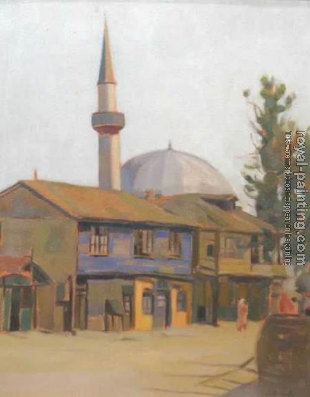 Constantin Artachino : Landscape with mosque